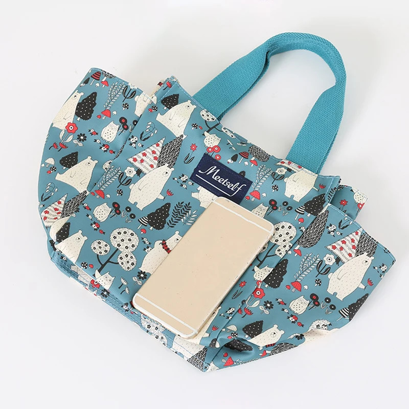 Ship from US Womens waterproof handbag fashion simple large capacity lunch bag out shopping daily 250227FBB