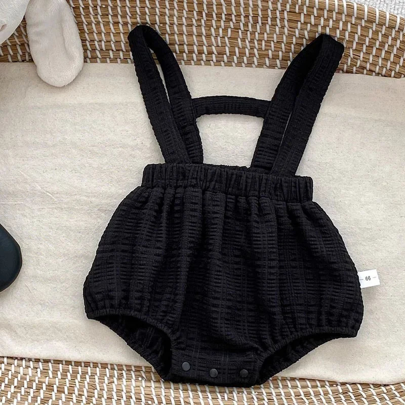 Spring born Baby Girl Clothes Suit Long Sleeved Cotton Printed ShirtSleeveless Jumpsuit Infant Baby Clothing Set 250227