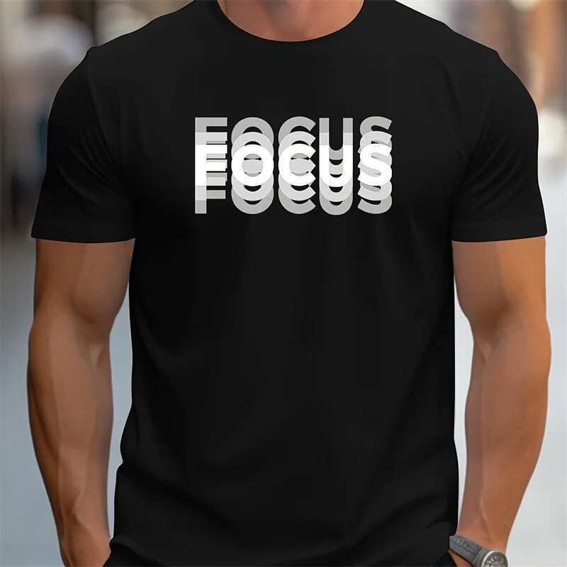 Fashionable Letter Printed Pattern T-shirt Summer New Designer T-shirt Trendy Short Sleeved Simple Casual 3D Printed T-shirt O-neck Street Oversized T