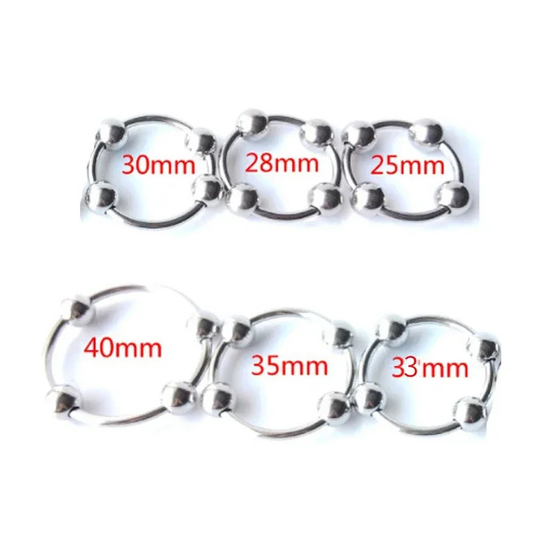 Sex Toys Penis Ring Stainless Rings Head Glan Stimulating Adult Products Male Metal Ring Sex Toys for Men Delay Ejaculation 250227