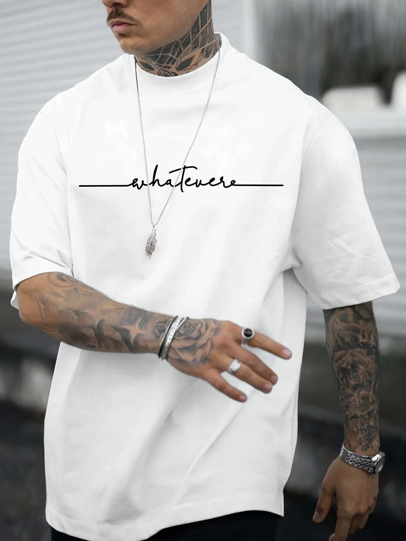 Summer High-quality Light Luxury Men's Short Sleeved Designer T-shirt Pure Sports And Casual Loose Letter Printed Comfortable Round Neck Short Sl