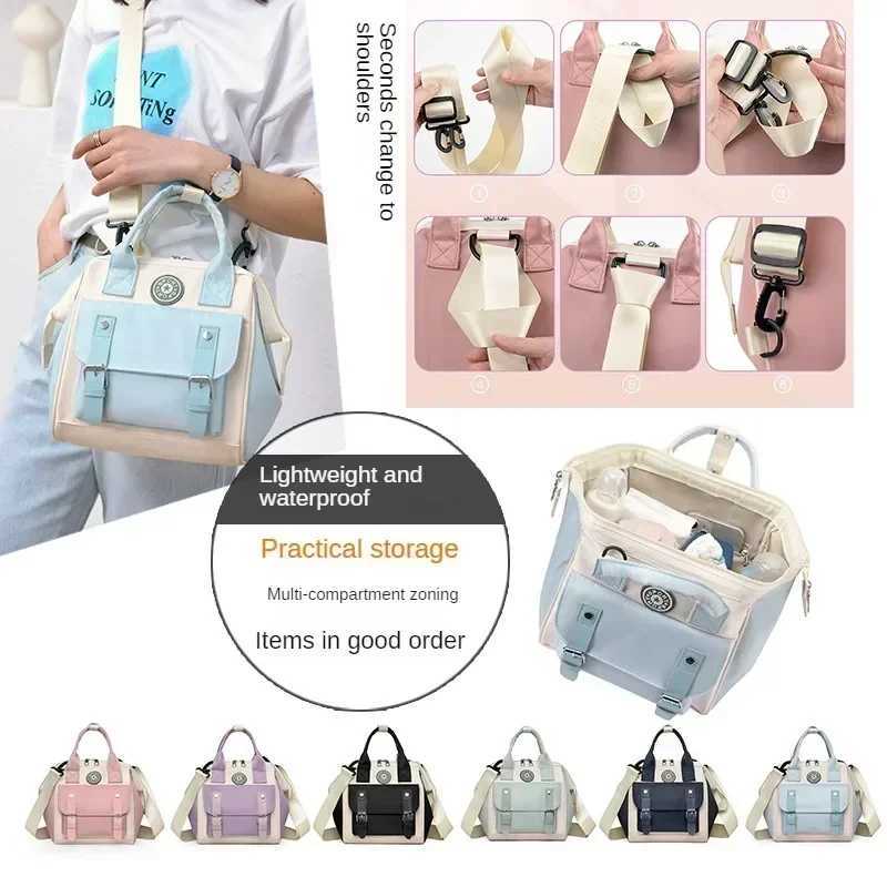 Diaper Bags New Oxford Leather Belt Mommy Bag Multifunctional Crossbody Backpack for Outdoor Mother and Baby Bag LightweightStorage MommyBag Y250227W5