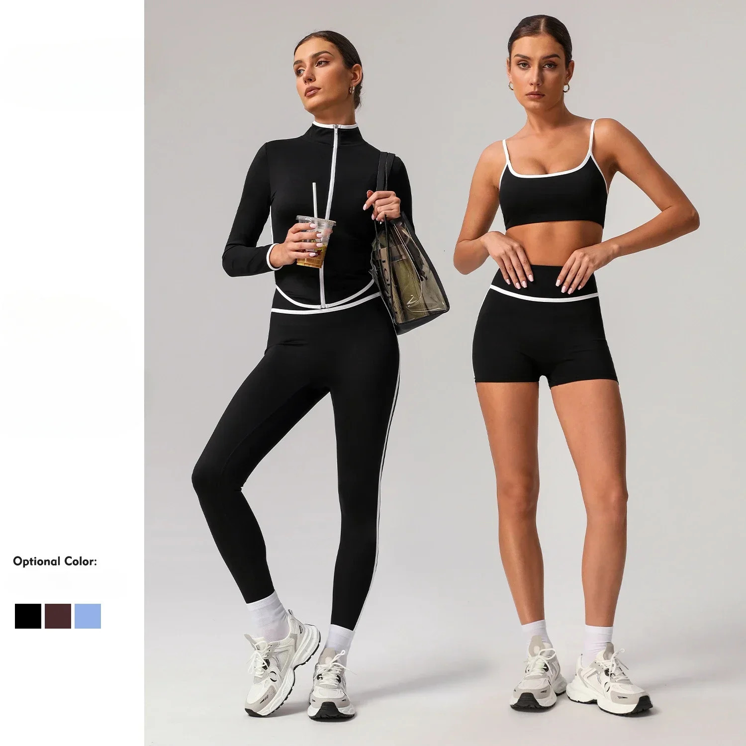 Seamless Yoga Sets Sports Fitness High Waist Hip Raise Tight Quick-drying Yoga Suit Running Workout Clothes Gym Set for Women 250227
