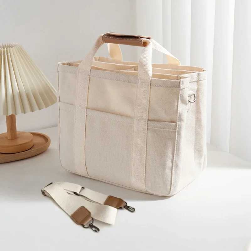 Diaper Bags Korea Style Newborn Baby Care Diaper Bag Mummy Shoulder Bag Embroidery Quilted Stroller Diaper Storage Organizer Large Handbags Y250227RNS
