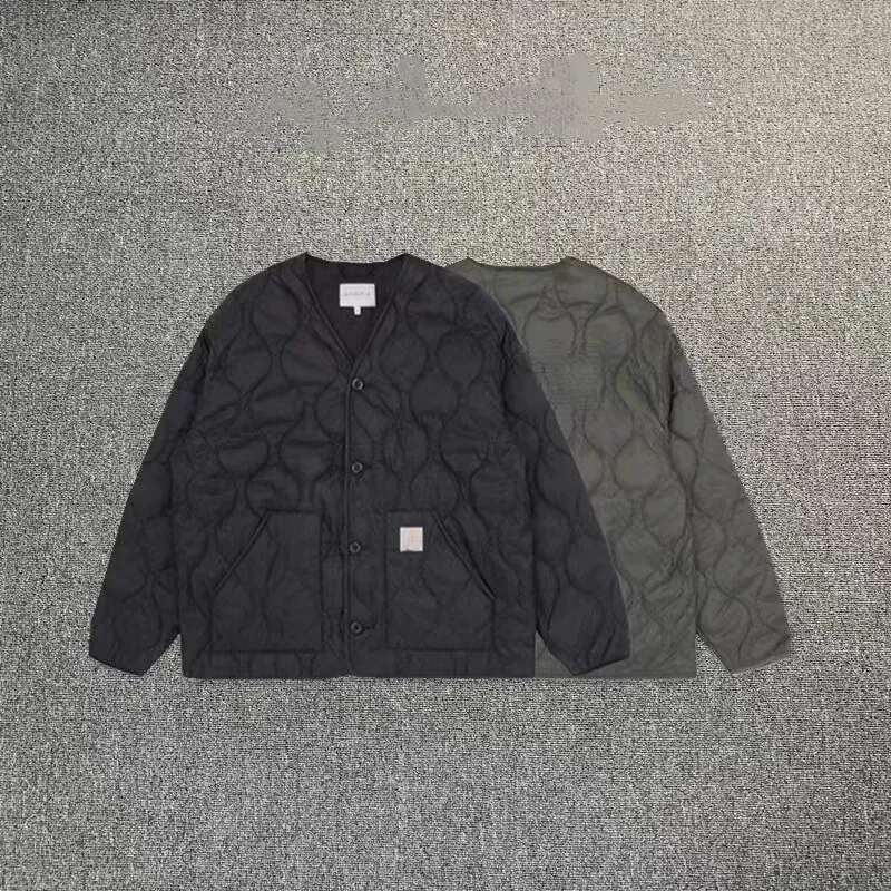 Men's Jackets Designer Hine Made Cotton Collarless Cardigan Vintage Jacket Couple