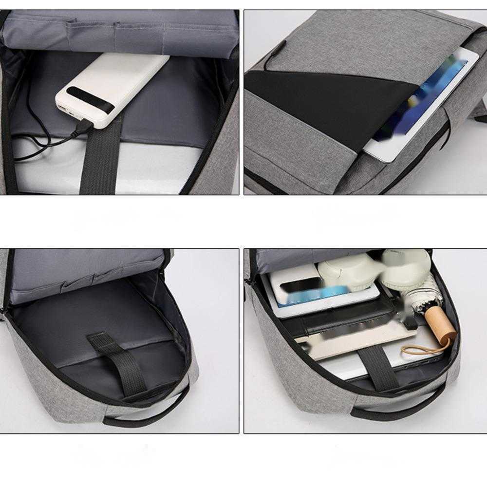 Backpack Mens Fashionable Large Capacity Backpack For Male High School Students Business Multifunctional Usb Charging Computer Bag Backpack Day Travel
