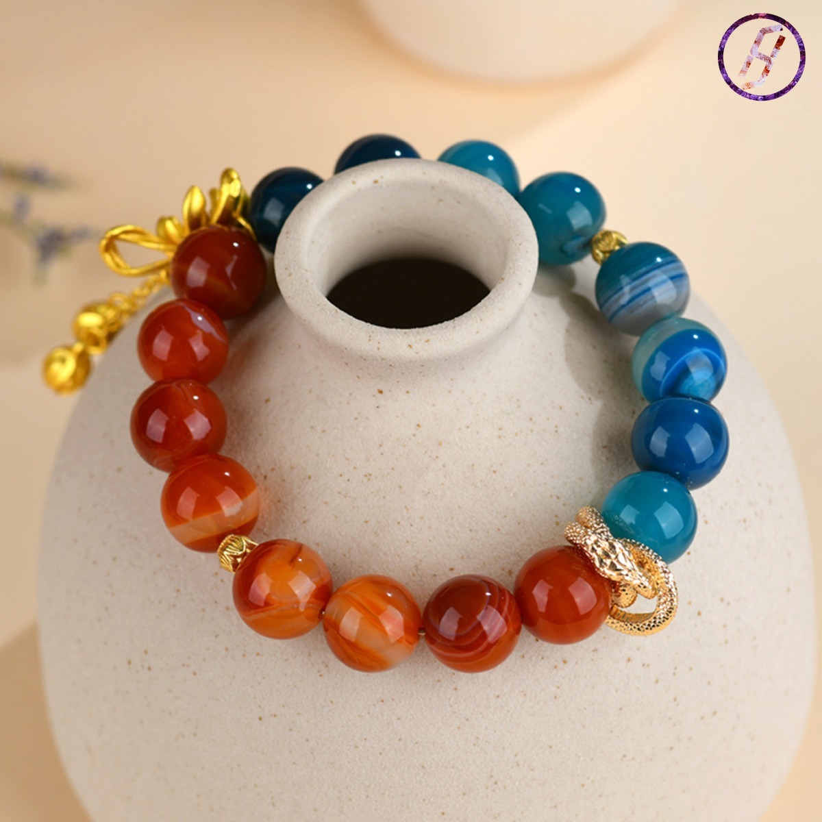 2025 New Network Hit "Nezha 2" Series A Variety of Original Bracelets Meditation Agate Pendant Passion Energy Bracelet Feng Shui Red Agate