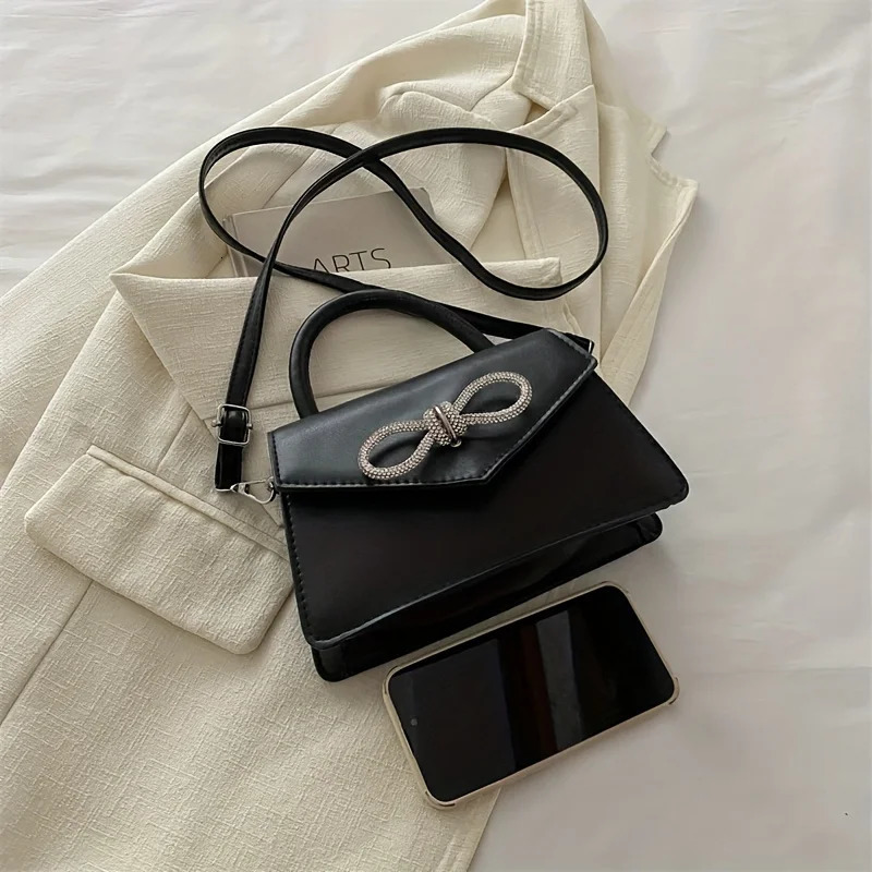 Ship from US Simple Handbag PU Shoulder Bag Multifunctional Crossbody 250227FBB