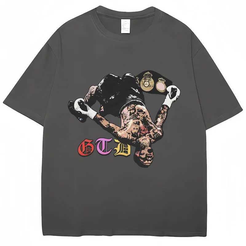 Tank Gervonta Davis Graphic T-shirt Vintage Mens Oversized T Shirts Sport Boxing Cotton Summer Tshirt Strtwear Male X250227