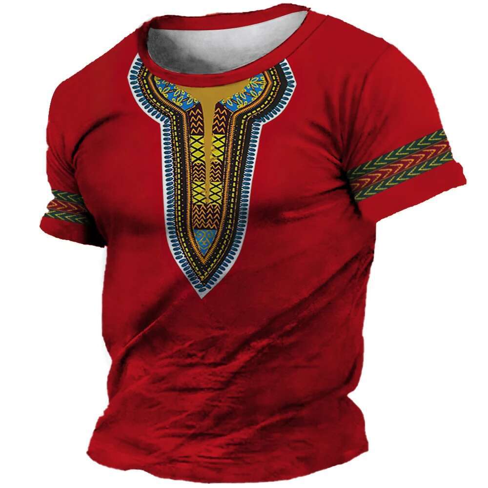 Bohemian Ethnic Style 3D Printed Designer T-shirt For Men And Women Retro Fashion Oversized Comfortable Short Sleeved T-shirt For Children Top Clothin