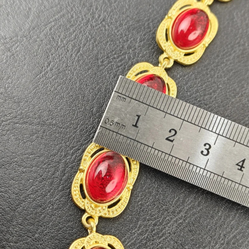 2025 Model Multicolored Agate Pants Chain Bohemia Hip Hop Accessories Fashionable Men And Women Ones Waist Key Chain 250225