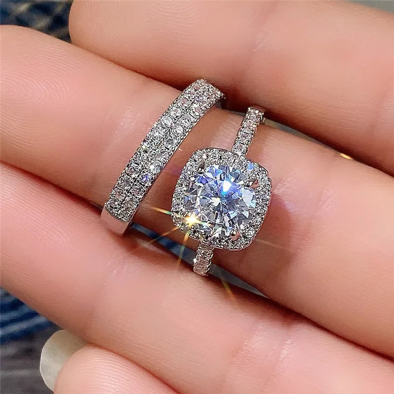 Real 18k Gold Diamond Ring for Women To Join Party Peridot Gemstone Anillos De Wedding Diamante Engagement Jewelry Fine Ring Box 250218