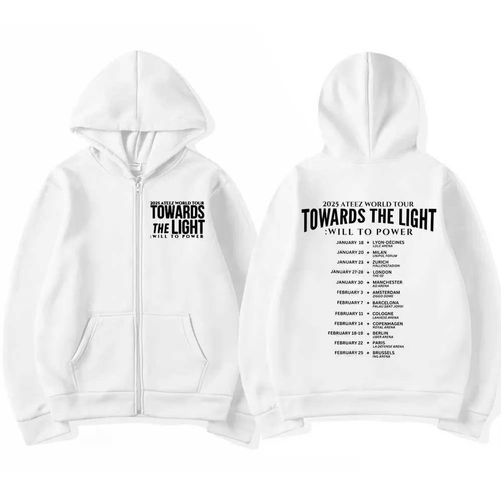 Strtwear Zip Up Hoodie Unisex Long Slve Graphic ZipUp Sweatshirt Lightweight Korean Inspired Hoodie for Men and Women L251018Q5KM