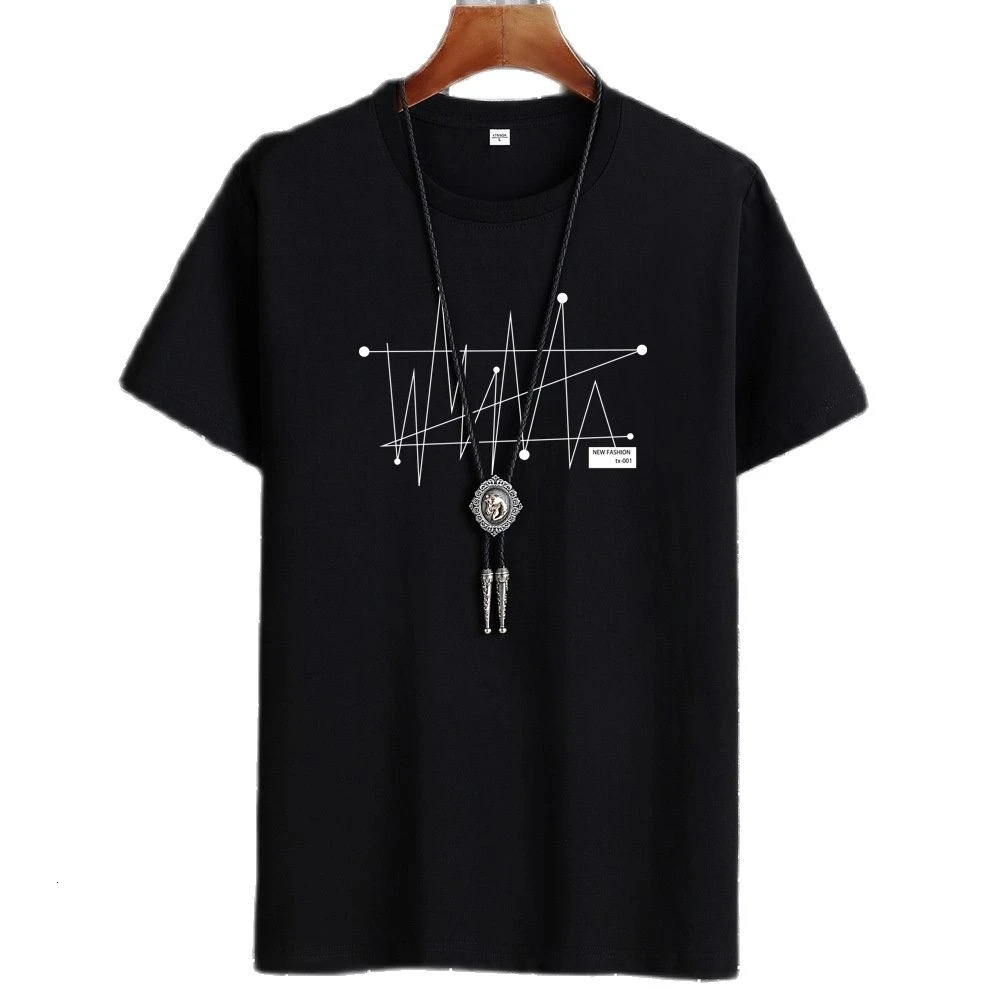 Manga Tshirt Tops Oversize Men Loose Tee 100% Cotton Fashion Goth Print Mens Short Sleeve T-shirt Summer Male Casual Tshirt 250226