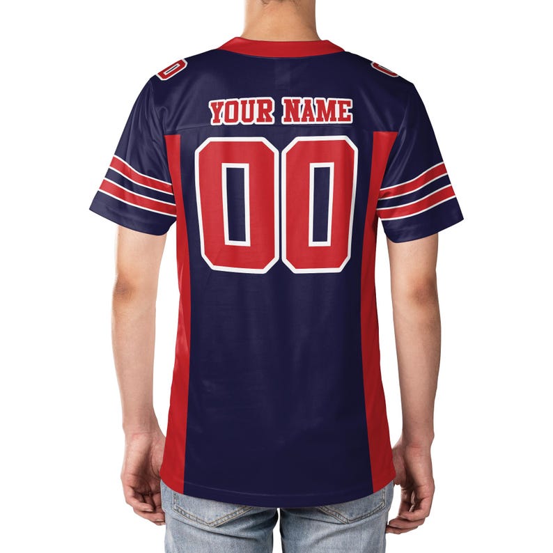 Personalized Football Jersey, Man Women Short Sleeves Shirt,Custom Football Soccer Jersey For Men Mesh Polyester