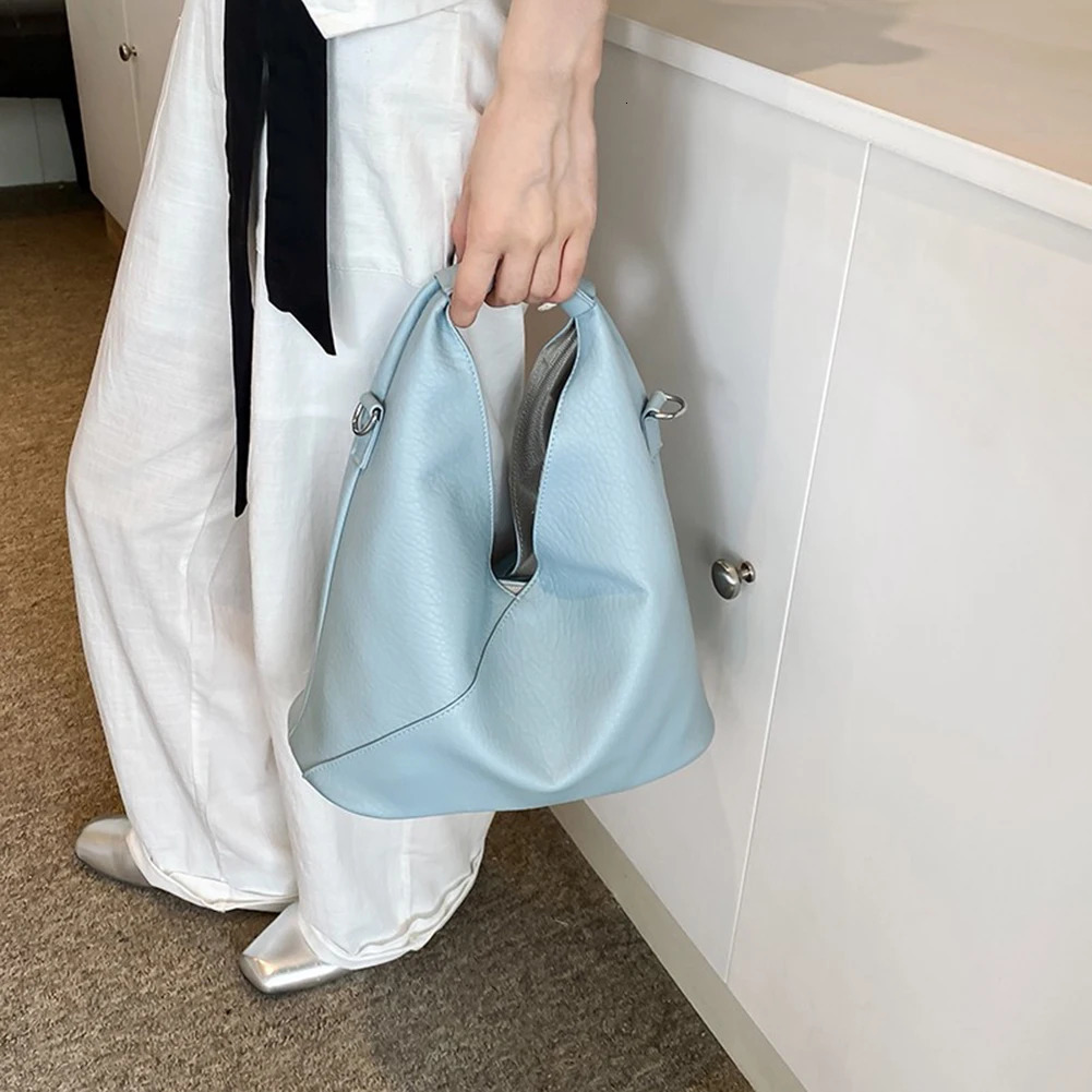 Ship from US Tote Purse for Women PU Leather Solid Shoulder Bag Large Capacity Crossbody Bags Trend Ladies Handbag Versatile Satchel 250227FBB