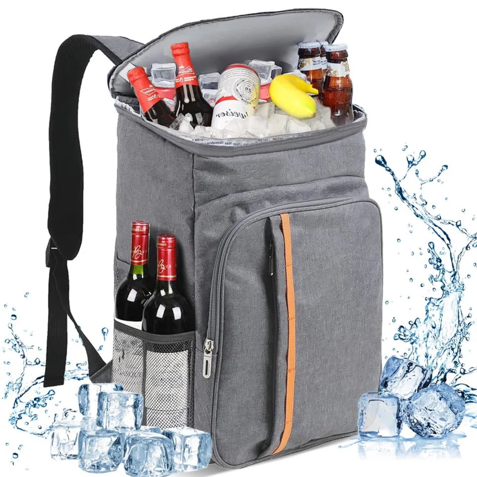 Ship from US CE Coolable Backpack Soft Side Insulated Leak proof Waterproof Cooler Bag Portable and Lightweight Lunch Suitable for Travel 250227FBB
