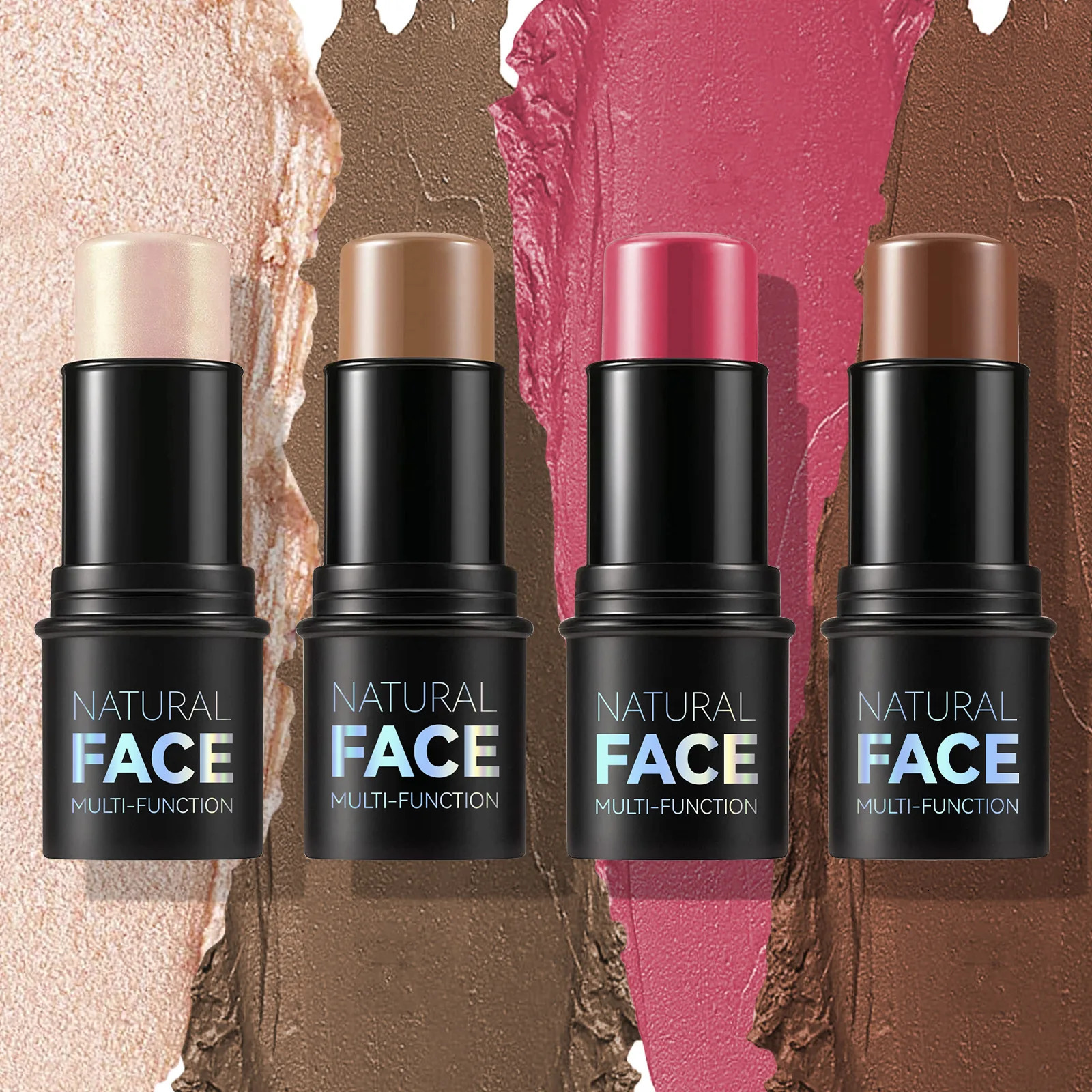 Makeup Face Contouring Bronzer Stick Multifunctional Highlighter Brightening Silkworm Blusher Rouge Cream Modify Concealer Pen 250219