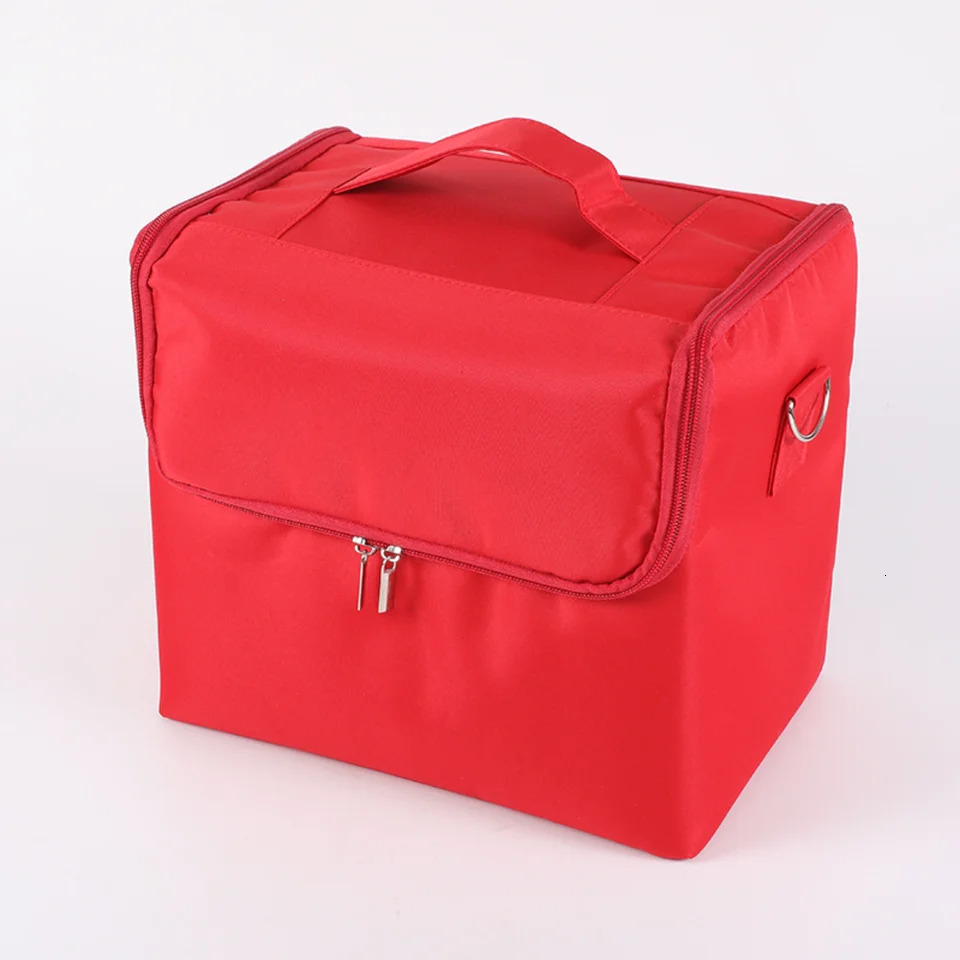 Ship from US Portable layered folding cosmetic box manual tool kit essential oil travel toilet bag perfect for On Go Bea 250227FBB