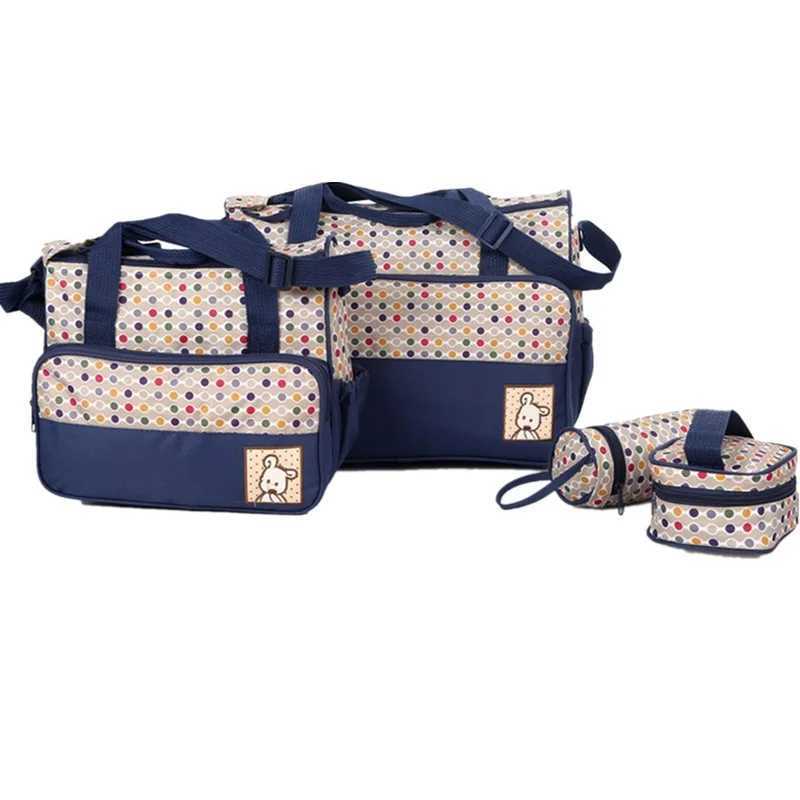 Diaper Bags Mummy urine bag set nap storage organizer large capacity pregnant travel bag shoulder bag handbag baby stroller bag Y250227PHYO