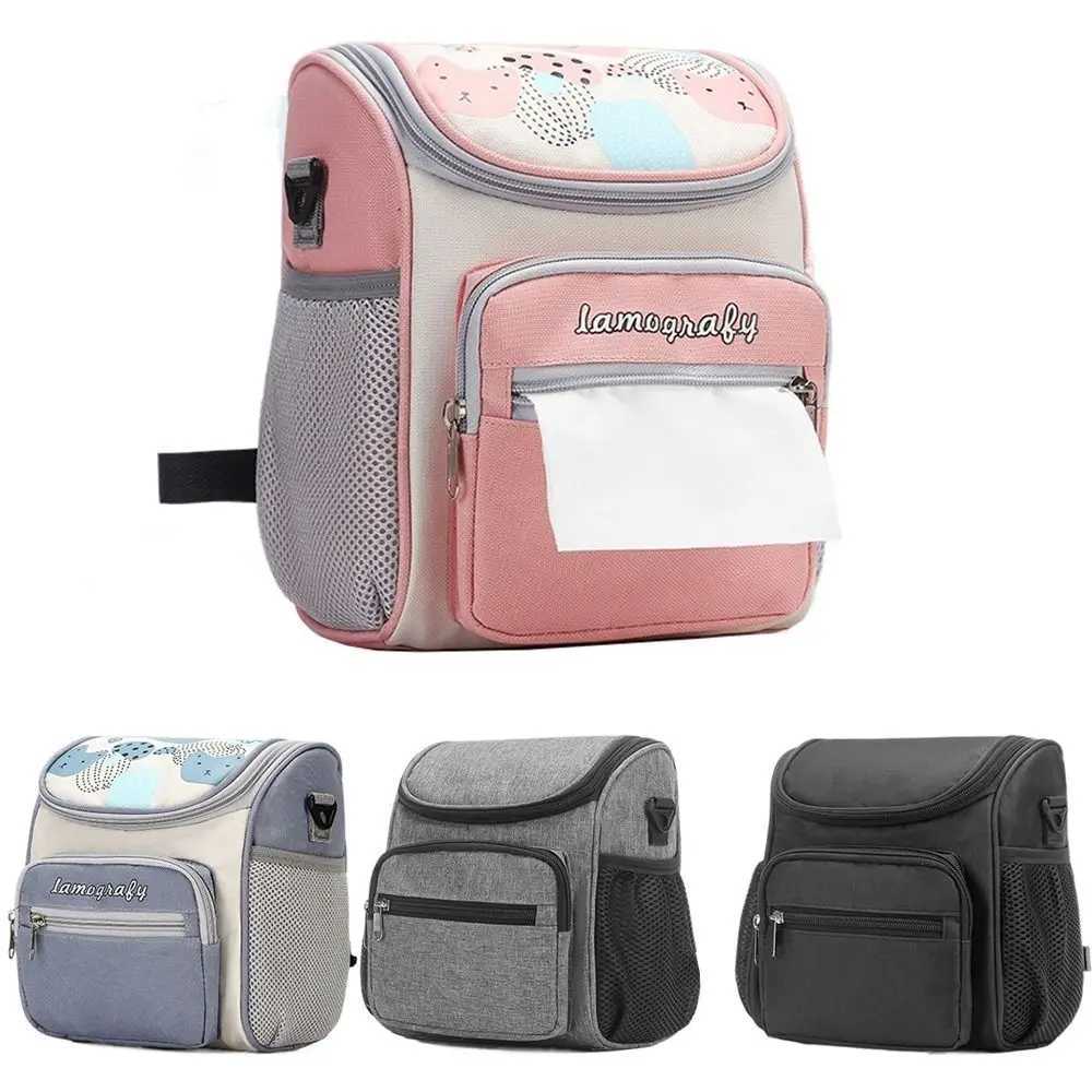 Diaper Bags Lightweight Universal Diaper Backpack Large Capacity Waterproof Mommy Bag Zipper Paper Bag Durable Pacifier Pocket hospital Y2502271HMP