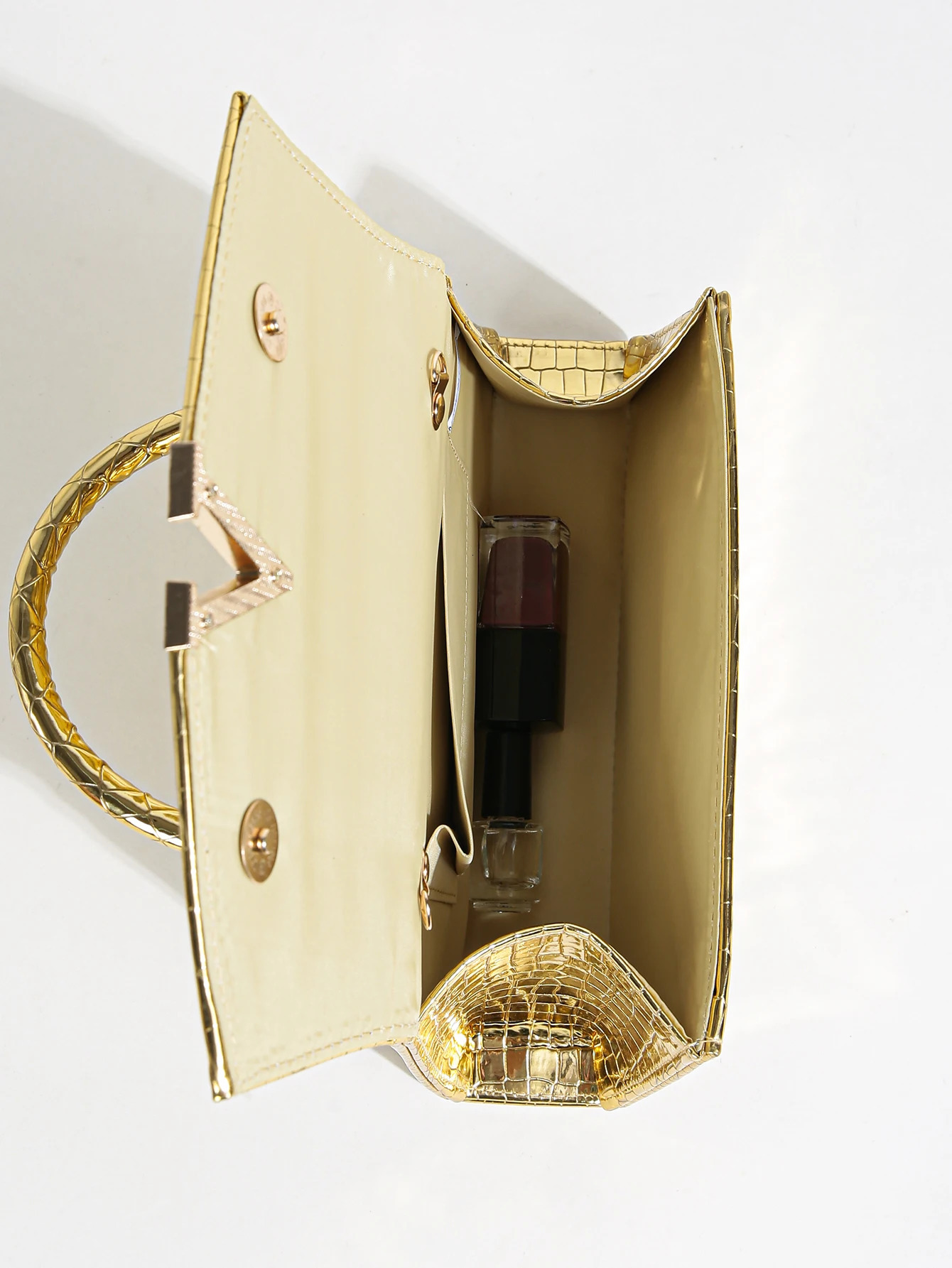 Womens Solid Color Mini Square Satchel Evening BagElegant Dinner Chain Bag For WomenElegantExquisite Patent 250226