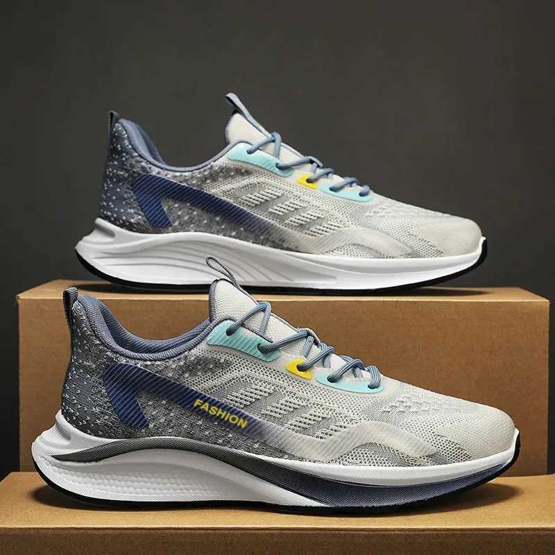 Fashion Men Sneakers Mesh Casual Shoes Lac-up Men Shoes Lightweight Vulcanize Shoes Walking Sneakers Shoes Men Z250227-1