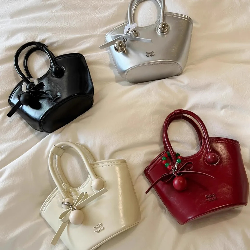 Ship from US Cherry Love Handheld Tote Bag for Women Versatile Single Shoulder Cross Small 250227FBB