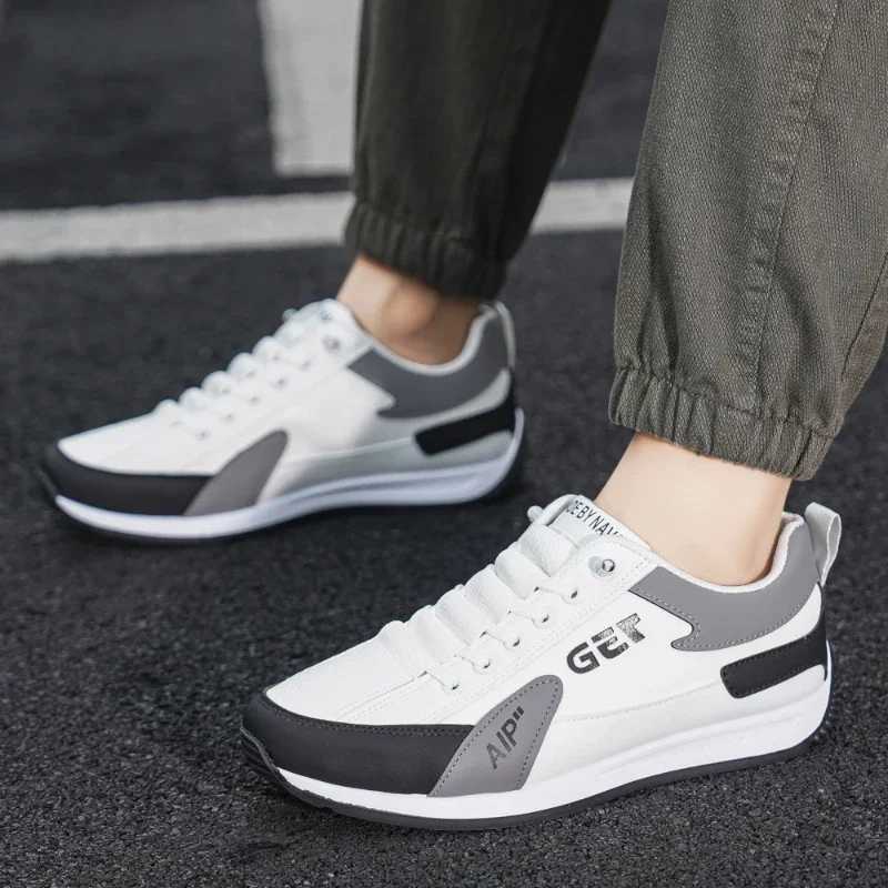 Mens 2024 new running shoes high-quality mens sports shoes fashionable outdoor casual shoes mens comfortable and breathable casual shoes Z250227