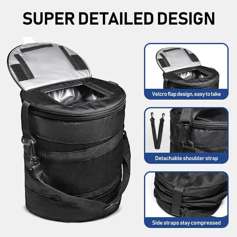 Ship from US Extra Large Travel Lunch Bag Camping Cooler Box Picnic Drink Ice Insulated Cool Food Storage 250227FBB