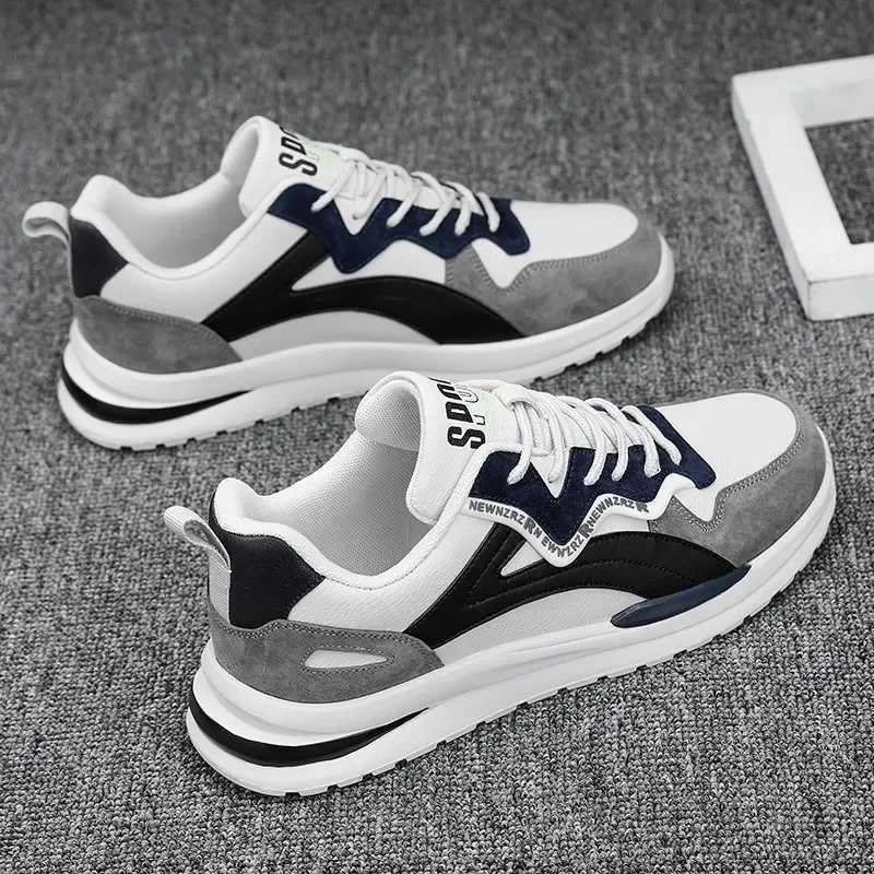 Mens sports shoes mesh breathable outdoor running shoes fashionable and casual tennis shoes lightweight and comfortable mens sports shoes Z250227