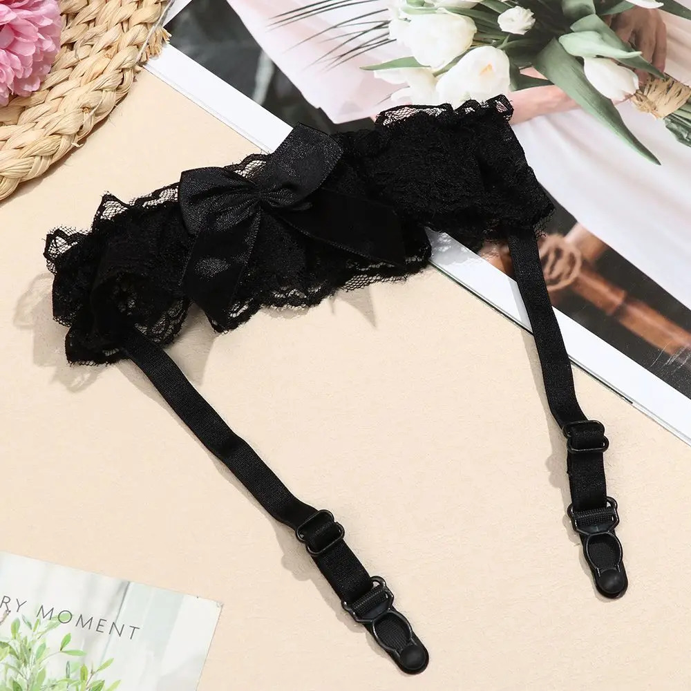 Fashion Sexy Garter Elastic Bowknot Lace Thigh Ring Wedding Bridal Leg Garter Cosplay Party Accessories Apparel Accessories 250227