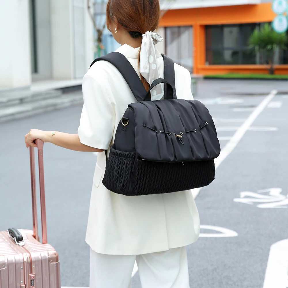 Diaper Bags Large-capacity Fashion Baby Newborn Travel Backpack Female Mommy Backpack Baby Diaper Bag With Insulated Pocket Y25022702UR
