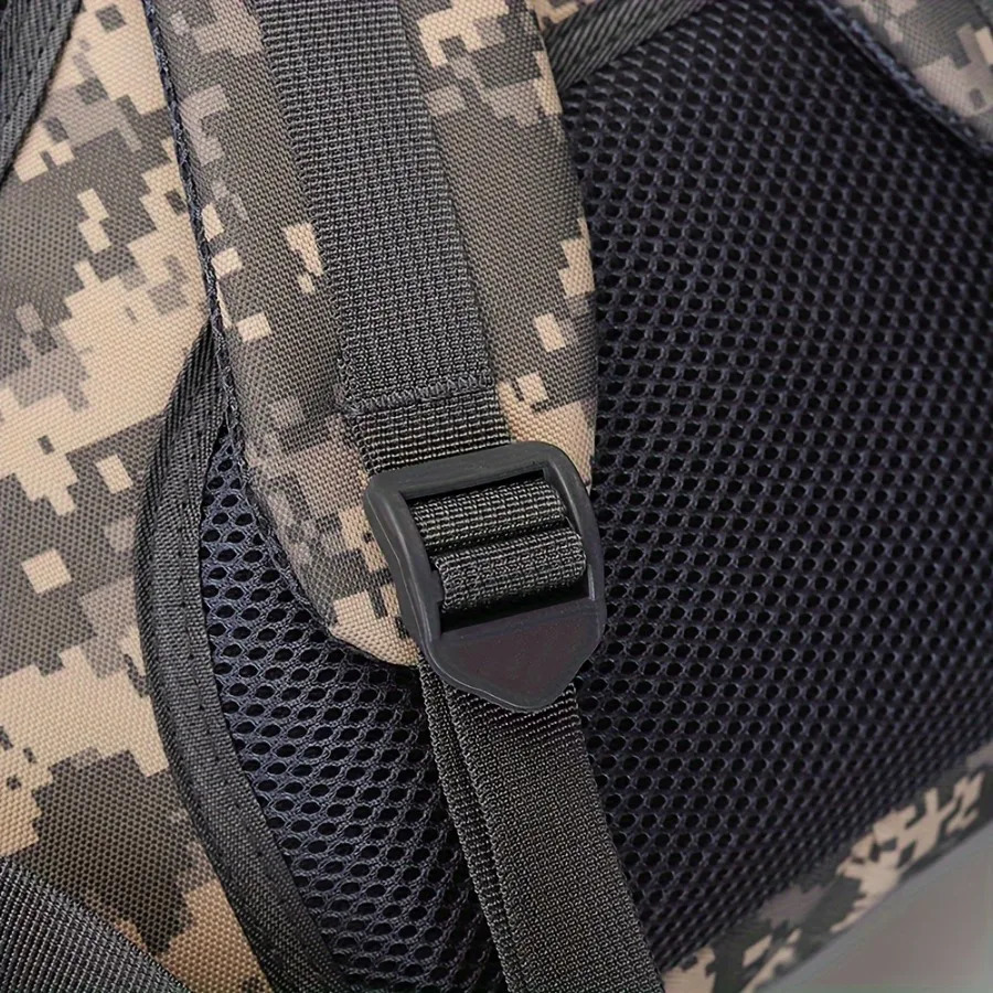 Ship from US Camouflage Hiking Backpack Men Large Capacity Waterproof Oxford Cloth Travel Bag 250227FBB