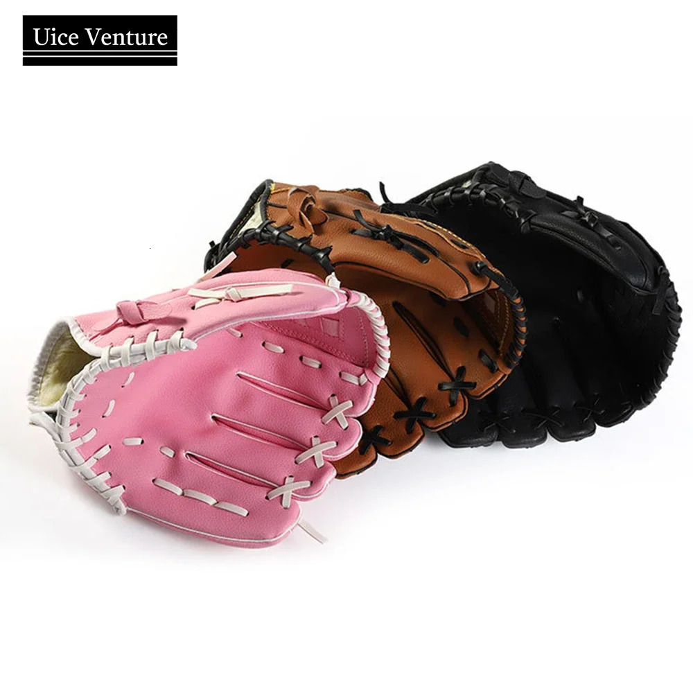 Outdoor sports baseball gloves PU leather hitting gloves soft ball practice equipment baseball training and competition gloves 250227