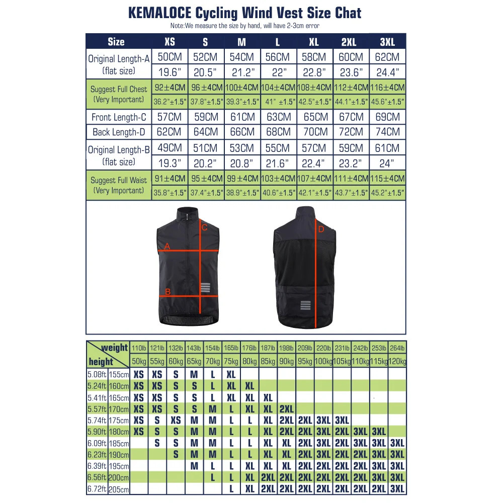 KEMALOCE Bicycle Windbreaker Navy Blue Mens Sleeveless Bicycle Gold Plated Black Lightweight Outdoor Windproof MTB Sports Windbreaker 250224