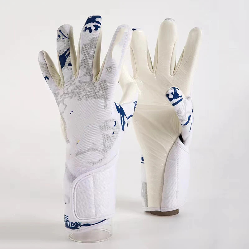 Premium Latex Adult Kids Training Match Durable Goalkeeper Football Goalkeeper Gloves 250227