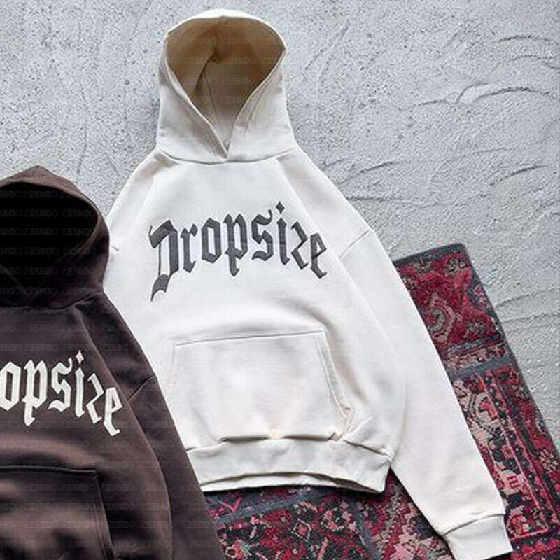 Personalized trend, fashionable hoodie, letter print, casual creativity, daily hooded pullover, pocket, autumn and winter