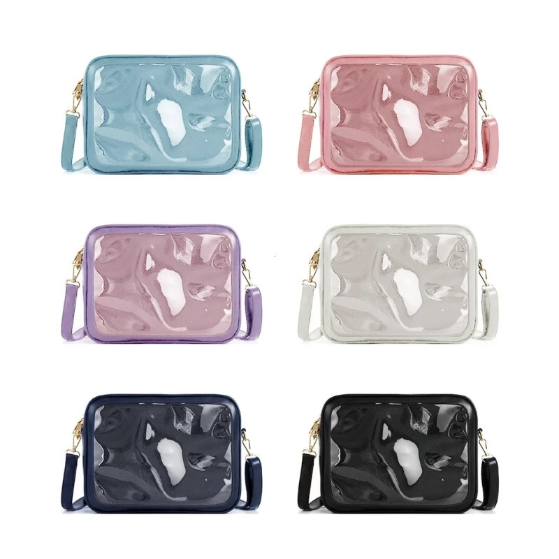 Female Ita Crossbody Bag Womens Transparent Messenger Bag Girls Cute-Lolita Shoulder Bag Teens Fashion Satchels Bag Ins 250221