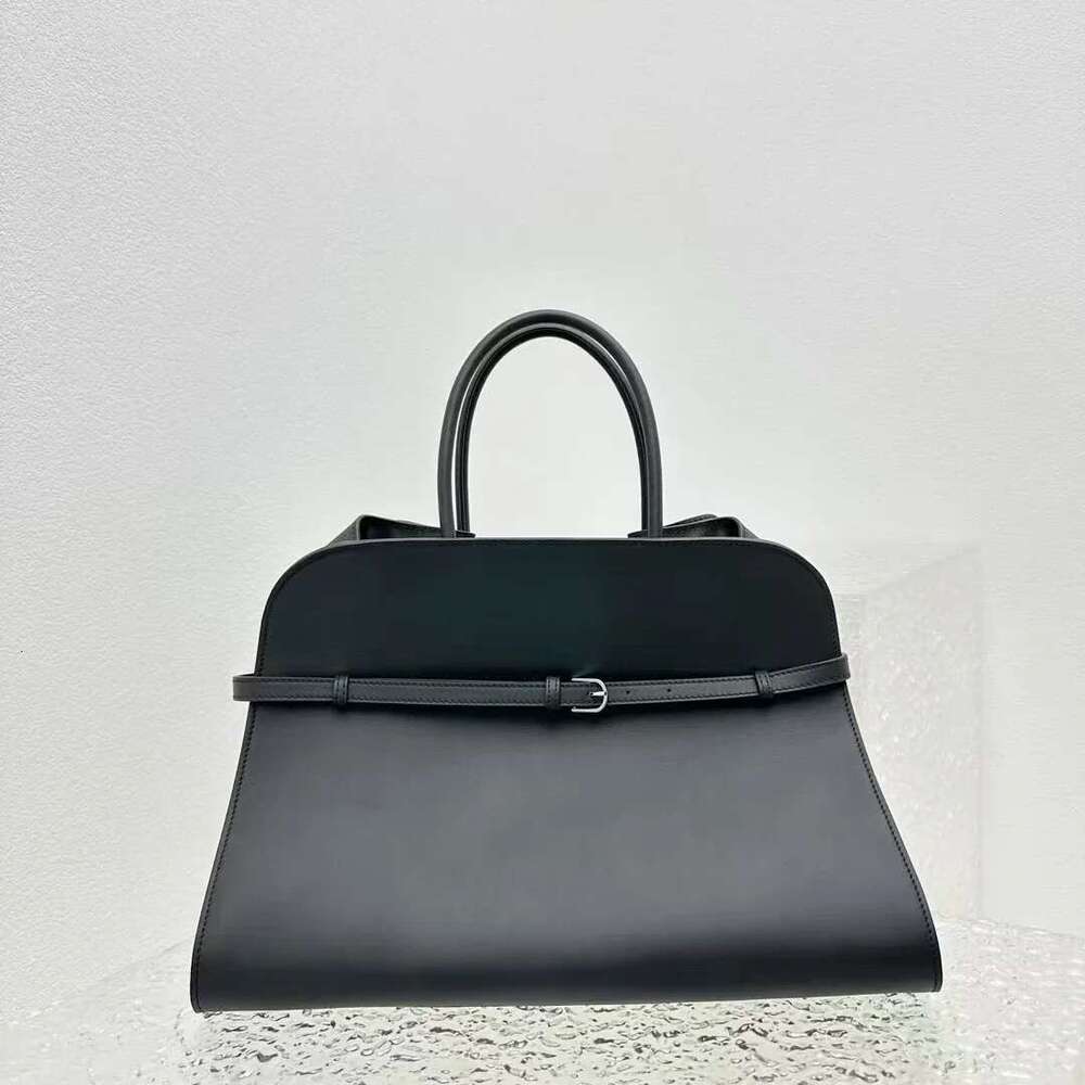 Women's Bags High Quality Margaux Cowhide Handbag Shoulder Margaux Soft Genuine Leather Large Capacity Suede Tote Bag
