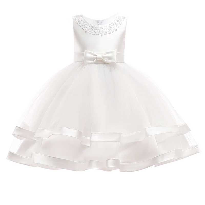 Girl's Dresses Summer Tulle Girls Party Dress Children Christmas Pink Wedding Princess Kids Dresses for Girl Elegant Birthday Dresses 8 10 Yrs Y2