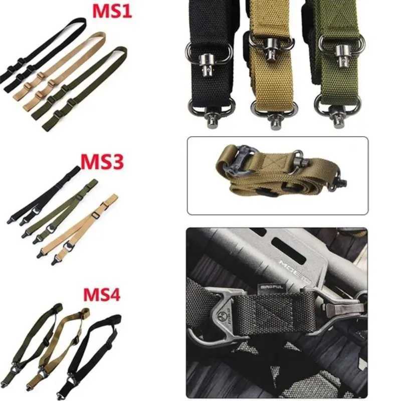 Tactical adjustments MS1 MS3 MS4 quick release QD Swivel 2-point multi rifle sling quick repositioning Sing Point rifle sling W250227