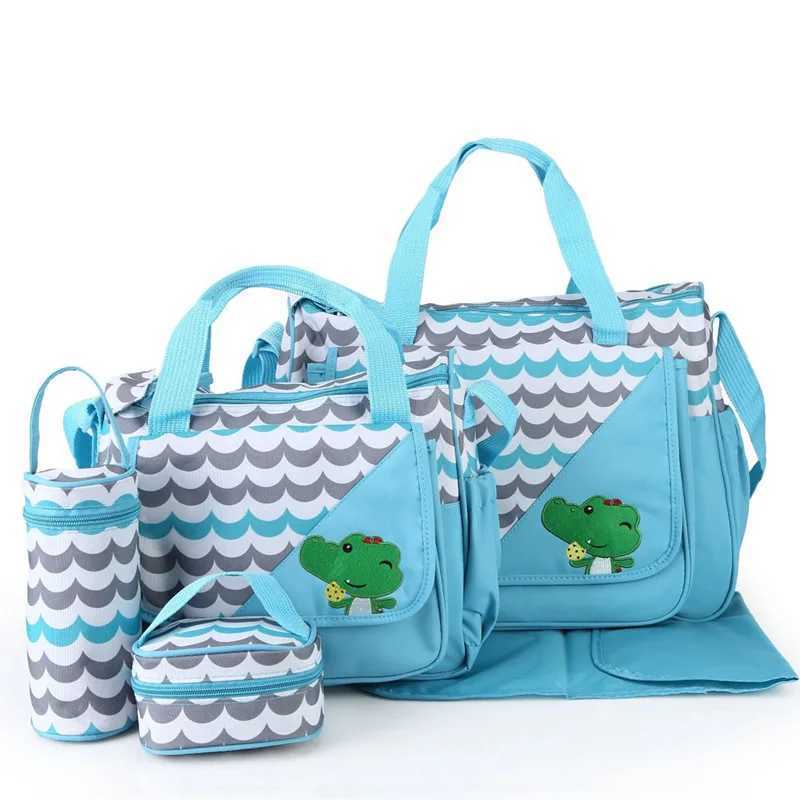 Diaper Bags Cartoon Baby Diaper Bag Suits Maternity Bag Mummy Travel Bag Handbag Stroller Bag Mom Hand Totes Women Nappy Storage Organizer Y2502275F4Z