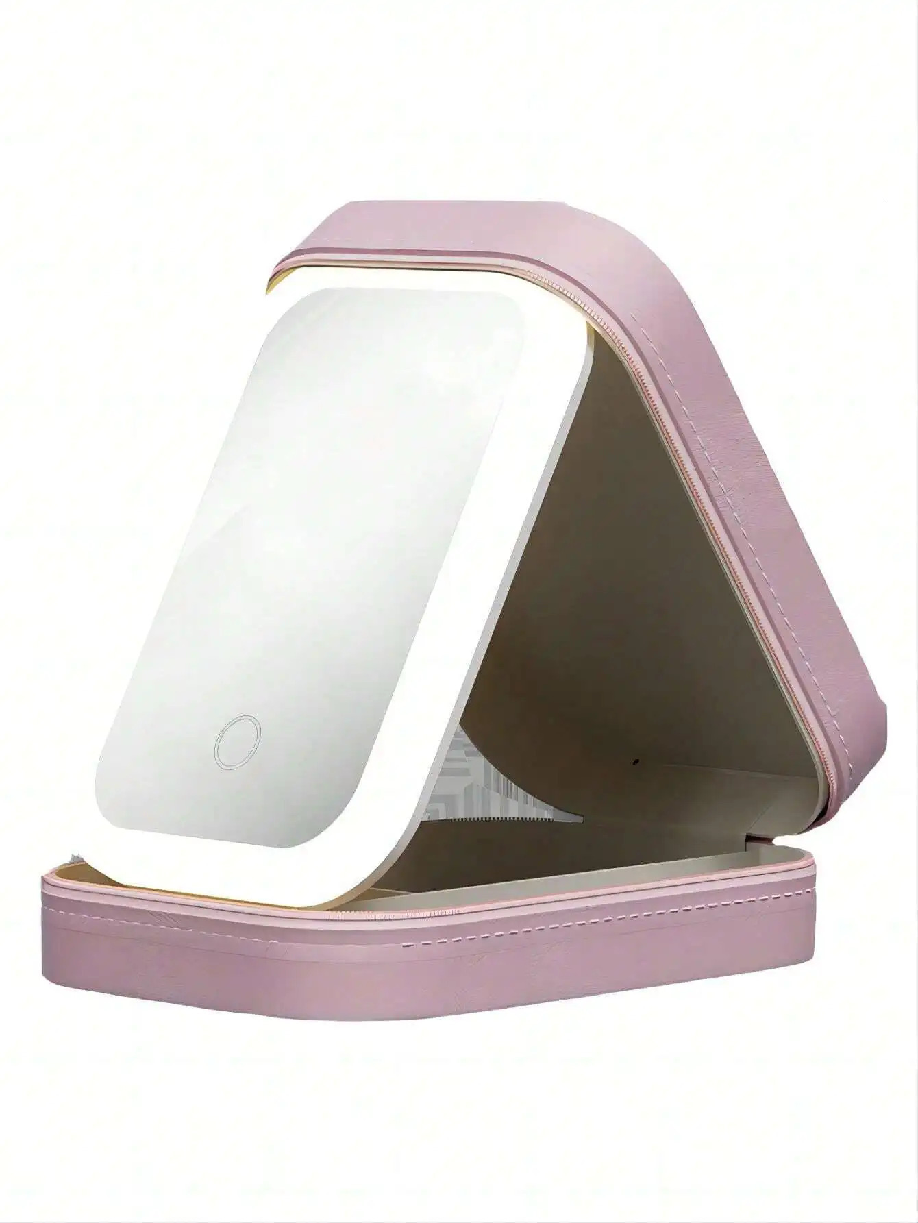 Ship from US Travel Makeup Box with Mirror Separable Bag Professional Organizer Waterproof Portable 250227FBB