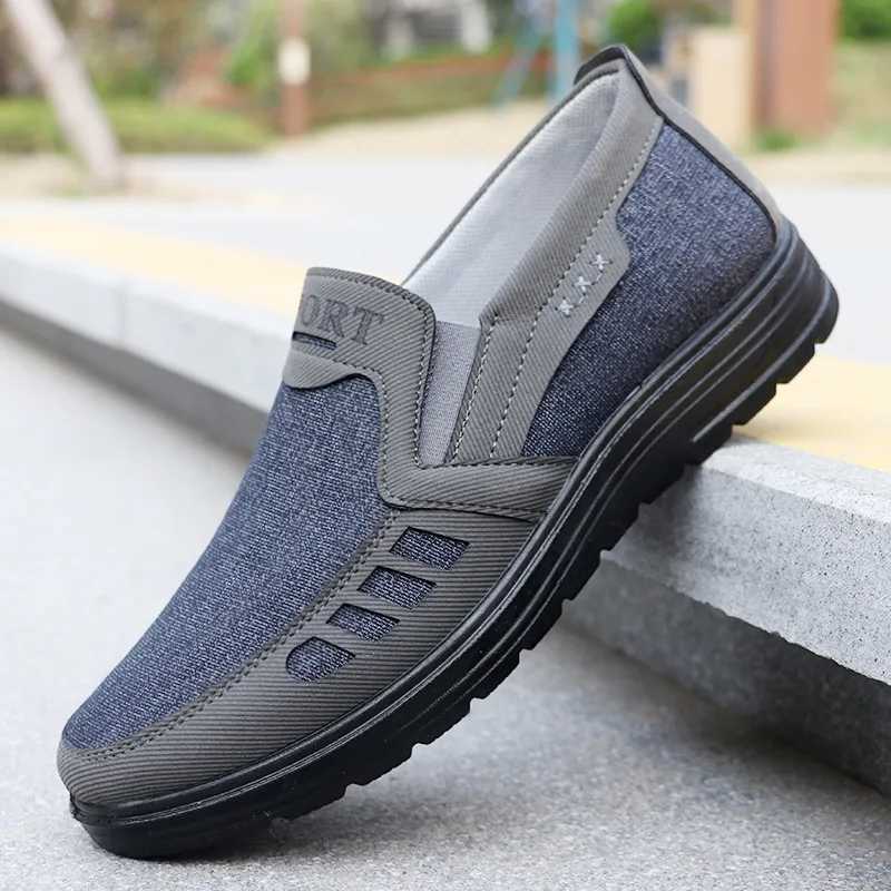 Mens Casual Sports Shoes Fashionable Old Beijing Cloth Shoes Wear Resistant Lightweight Slip on Casual Sports Shoes Z250227