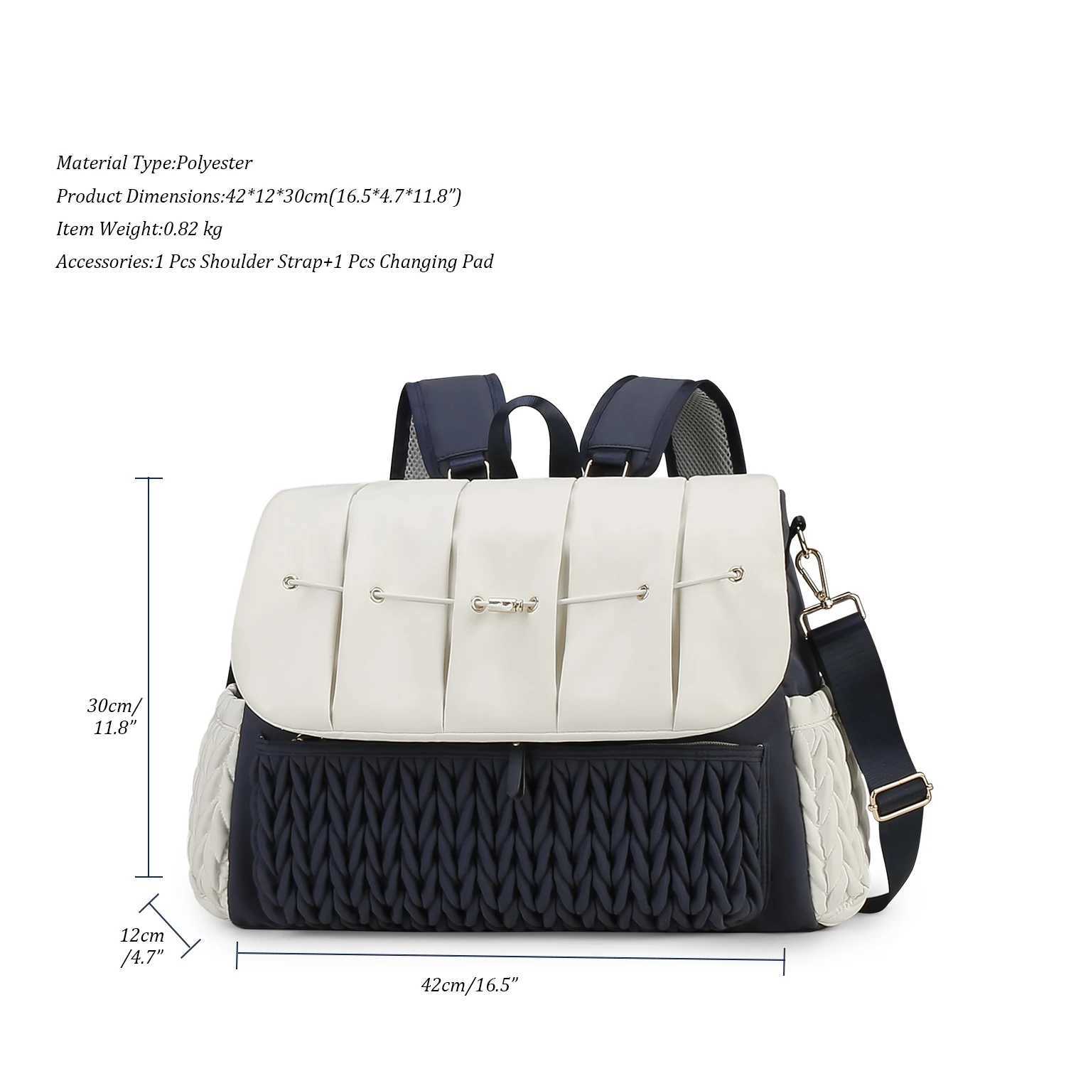 Diaper Bags Mommy bag single shouldermultifunctional. Mommy bag detachable straps large capacity Y250227FNYL