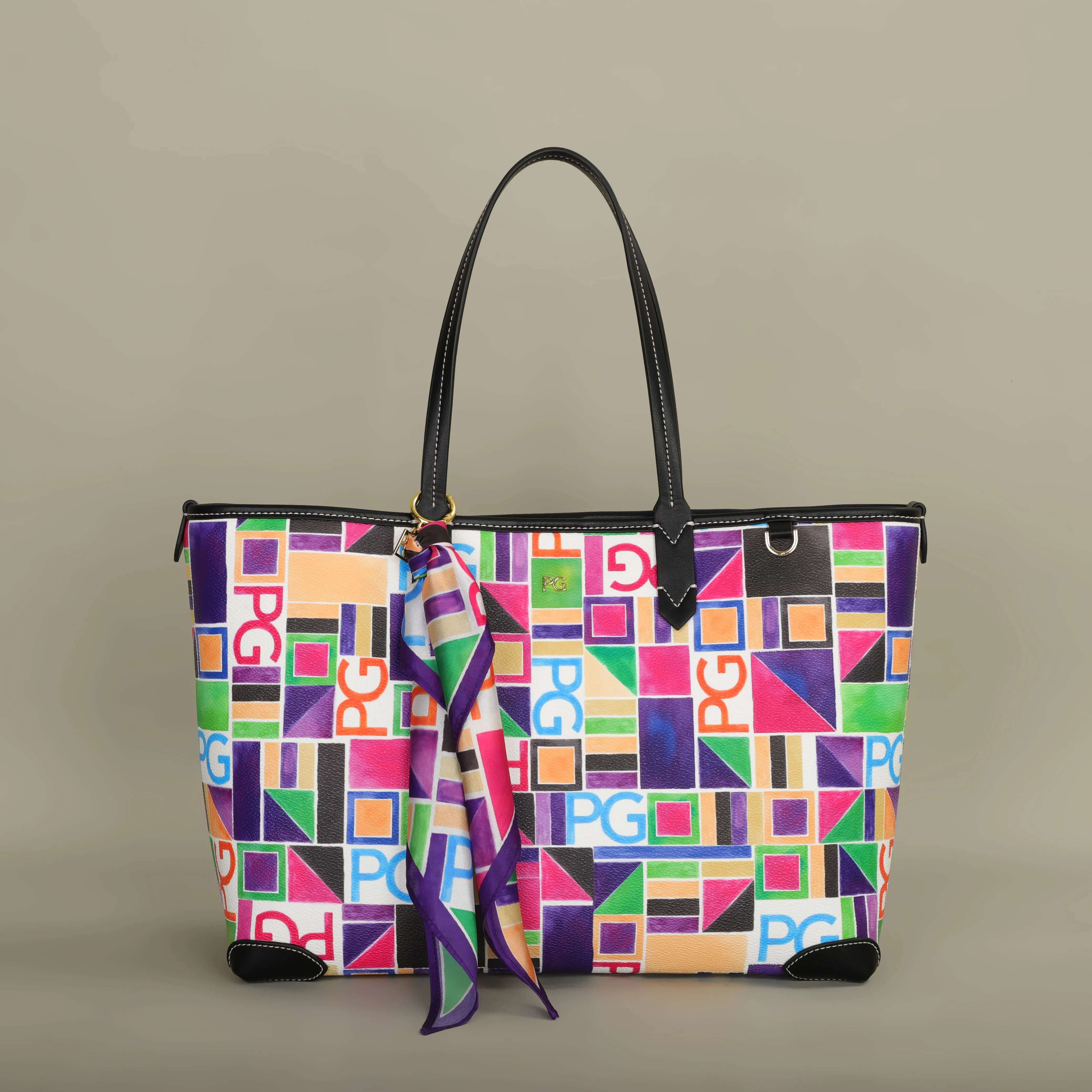 PG Large Capacity And Shopping Multi Functional Handbag Fashion Retro Women's New Shoulder Bag