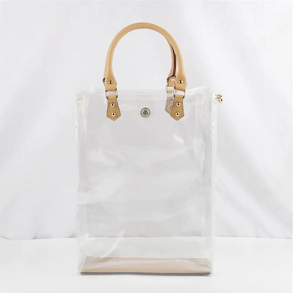 Fashion PVC Clear Tote Bag Large Capacity Handbag Making Kit DIY Handmade Shoulder Bag Gift Bag Woman Travel Accessories 250221