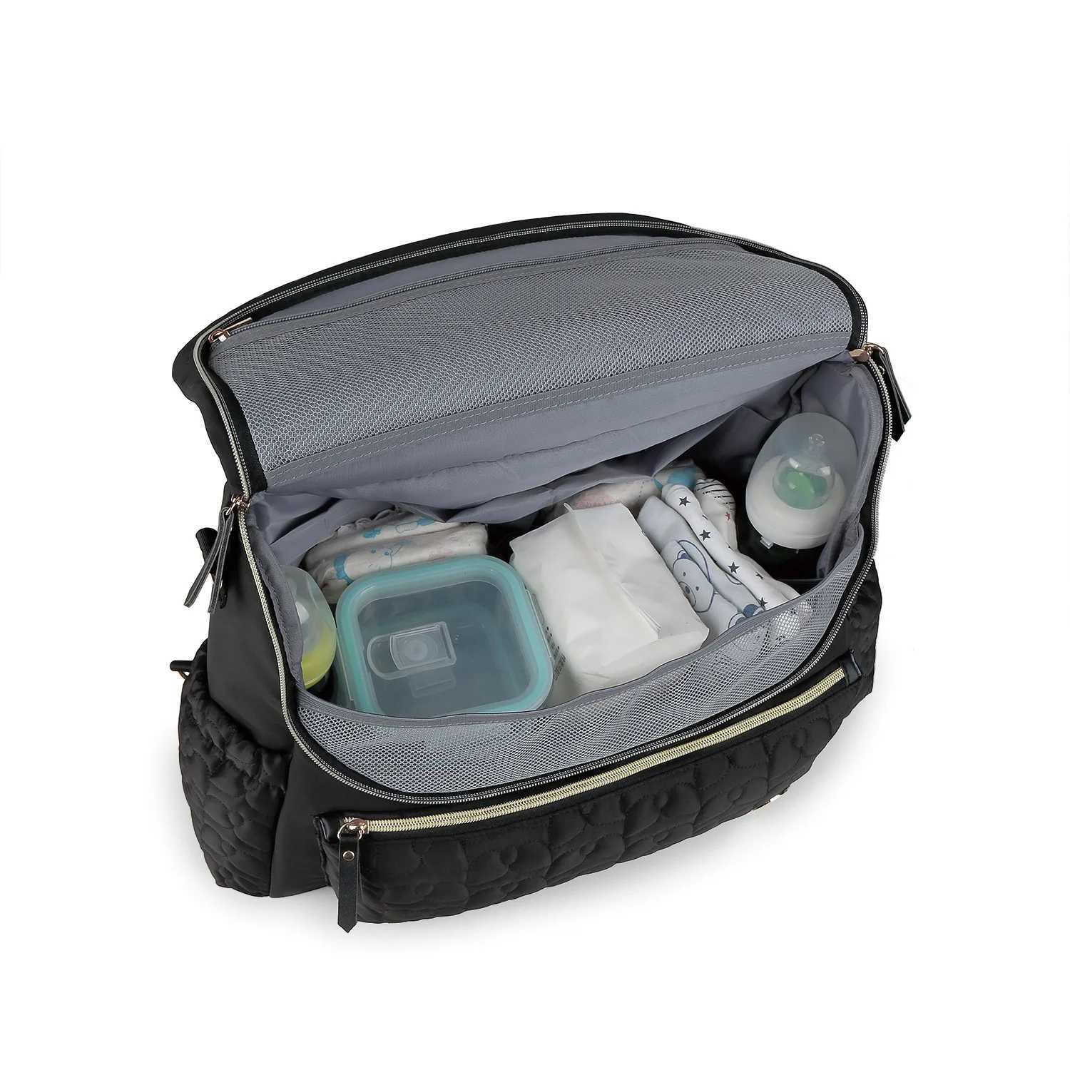 Diaper Bags Baby Diaper Bag Pregnant Womens Hospital Newborn Nurse Bag Waterproof Suitable for Mothers and Babies Travel Stroller Bag Y250227FF34
