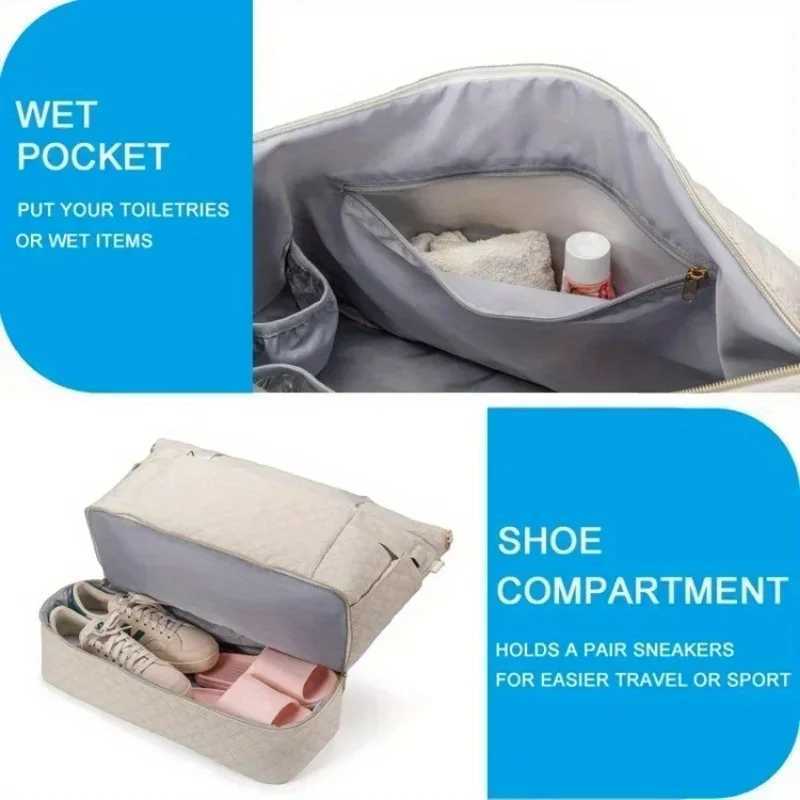 Diaper Bags Mommy Bag Large Capacity Leisure Sports Diaper Bag Mothers Portable One Shoulder Travel Adjustable Trolley Luggage Bag Baby Bag Y25022734D